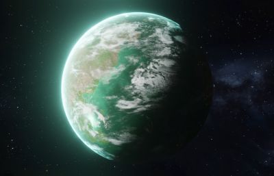 丛林星球 星球 科幻 外星 星球 系外行星  星体【16K】(网盘下载)