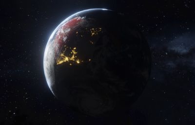 冰冻行星 系外行星 外星 星球  星体【4K贴图】
