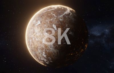 金属星球  外星 星球 系外行星  星体【8K】(网盘下载)