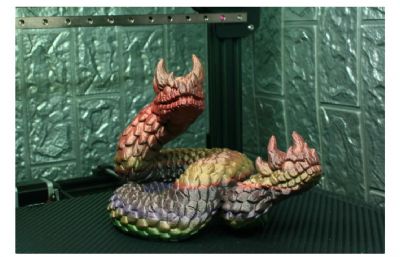 双头蛇3D打印模型