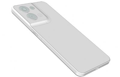 OPPO RENO8手机3D模型