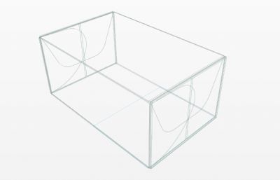 包装纸盒折叠礼盒3D模型