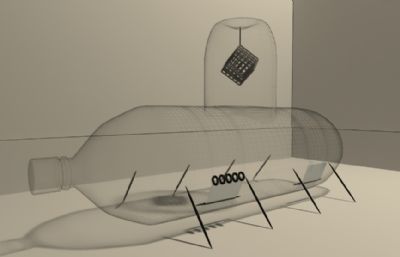 自制蟑螂捕捉器3D模型