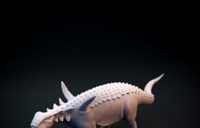 sauropelta蜥结龙,楯甲龙,蜥肋螈stl模型