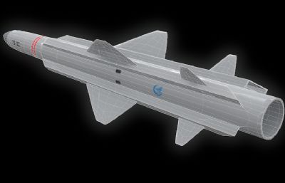 鹰击12反舰导弹OBJ模型