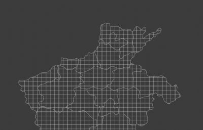 河南省地图模型