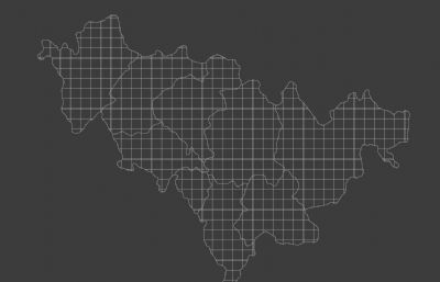 吉林省地图模型