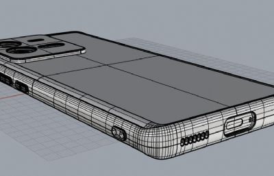iQOO 10Pro 手机3D模型