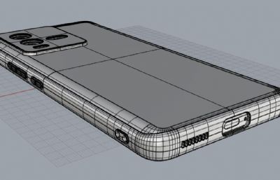 iQOO 10手机3D模型,stp格式素模