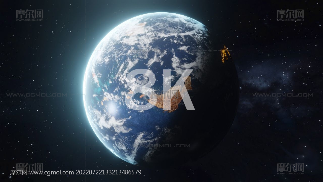 海洋星球,系外水球星体【8K】