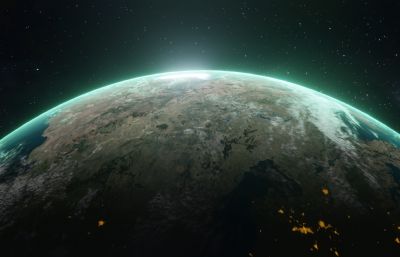 绿色星球,类人族行星【4K】