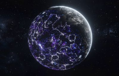 紫色星球,异星行星【4K】