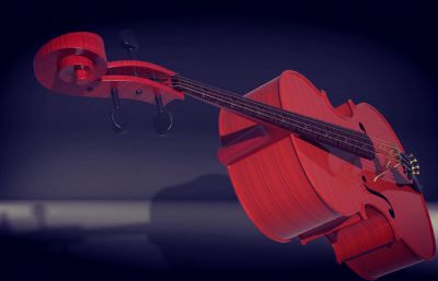 大提琴模型,多种格式