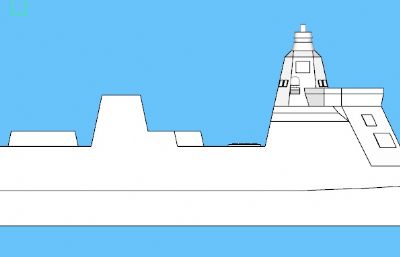 土耳其tf-2000驱逐舰(精模)