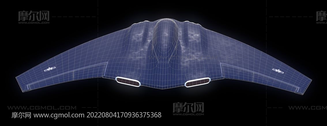 轰-20B型(中)轰炸机OBJ模型