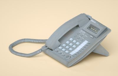 拨号电话,座机C4D模型