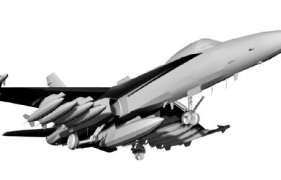 f14战斗机STL模型