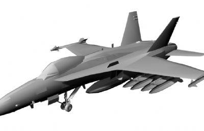 f14战斗机STL模型