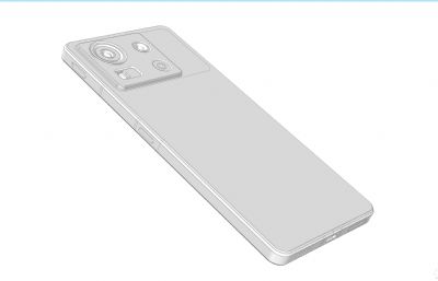 NUBIA努比亚Z40S PRO手机3D模型(ksp+stp素模),keyshot11渲染