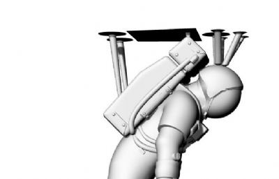 阿波罗宇航员3D打印模型