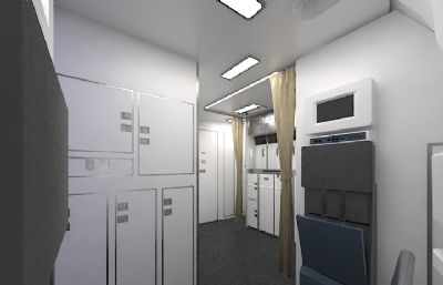 民航客机777-300舱内场景,模拟机舱3D模型(超长机型)