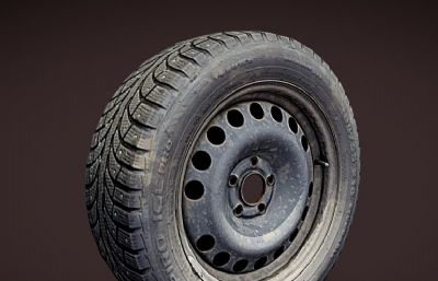 轮胎FBX模型
