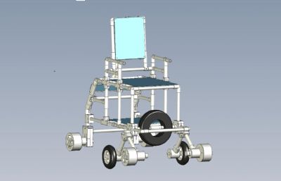 Martian火星人轮椅STEP格式数模图纸