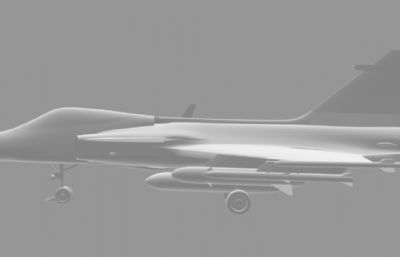 瑞典萨博JAS-39鹰狮战斗机STL,STP模型