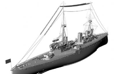 无敌级战列巡洋舰stl模型