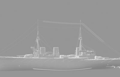 无敌级战列巡洋舰stl模型