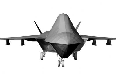 第六代战斗机暴风战斗机STL模型