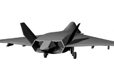 第六代战斗机暴风战斗机STL模型