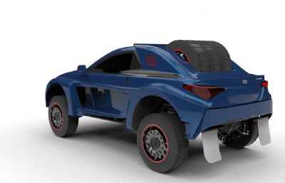 拉力赛车,巴博斯,世界最快SUV汽车STEP格式模型