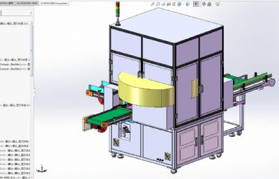 药水瓶自动开箱装箱工业设备3D图纸