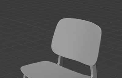 靠背椅,椅子,板凳BLENDER模型