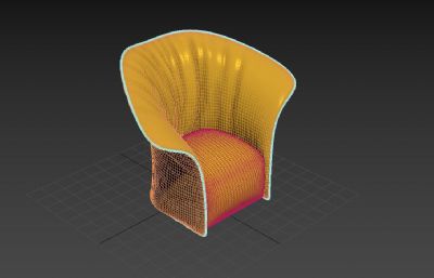 沙发椅,异形沙发3D模型