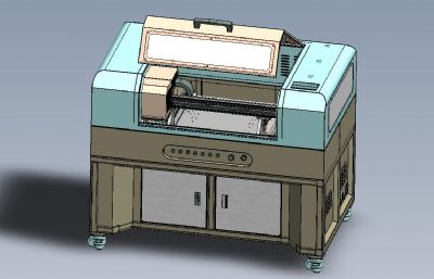 全自动UV平板打印机Solidworks图纸