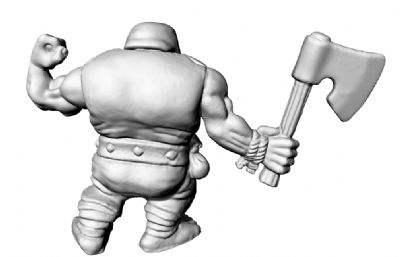斧头兵,食人魔3D模型