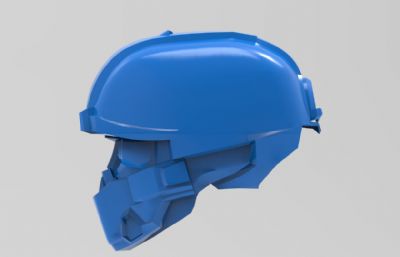 阿格斯头盔,特种兵头盔3D打印文件