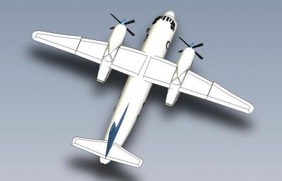 安-32运输机3D数模
