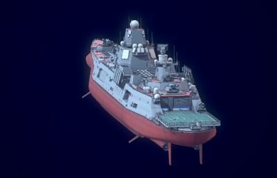 导弹巡洋舰3D模型