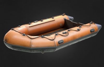 皮划艇,橡皮艇3D MAX模型