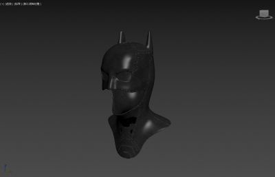 蝙蝠侠面具MAX模型,附fbx,obj等格式