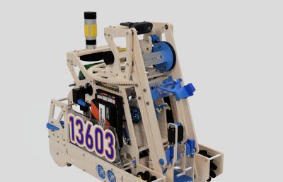 稳定性测试比赛机器人小车3D数模