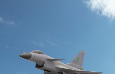 J-10C歼10C战斗机3D模型