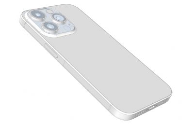 iPhone 14 pro手机stp格式3D模型