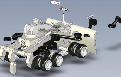 概念月球车模型3
