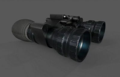 夜视双筒望远镜3D模型