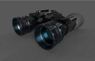 夜视双筒望远镜3D模型