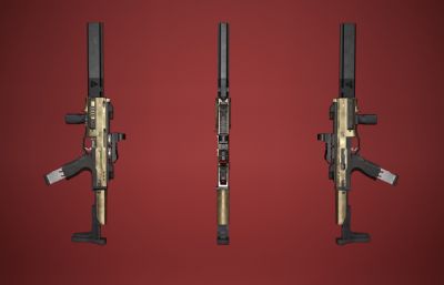 夜鹰SMG冲锋枪3D模型
